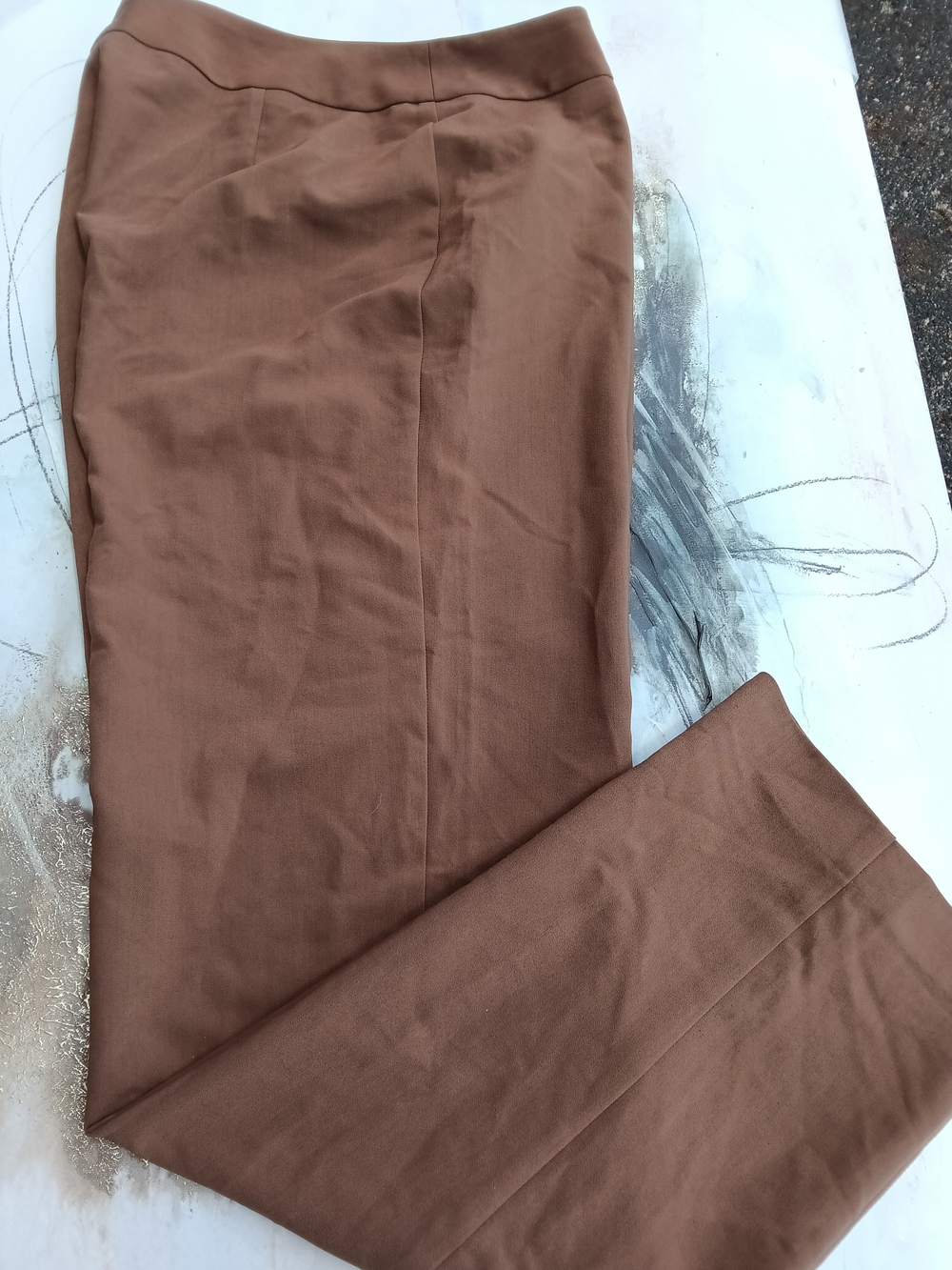Emma James Brown Women's Dress Pants - Straight Leg